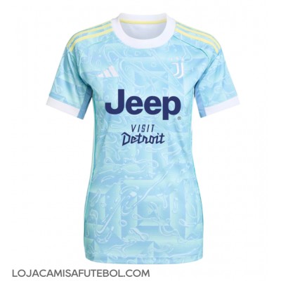 Camisa de Futebol Juventus Jonathan David #30 Equipamento Secundário Mulheres 2025-26 Manga Curta Camisa de Futebol Juventus Jonathan David #30 Equipamento Secundário Mulheres 2025-26 Manga Curta